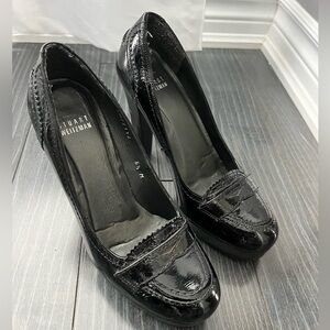 Stuart Weitzman patent leather loafers size 6.5